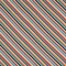 1 Yard Orange and Blue Diagonal Stripe Stretch Cotton Sateen Fabric